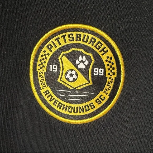 Pittsburgh Riverhounds Sweatshirt | Charly | Black with Camo Sleeves | Size XL - Picture 2 of 4